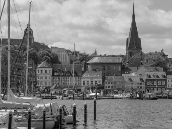 Miasto Flensburg Nad Morzem Bałtyckim — Zdjęcie stockowe