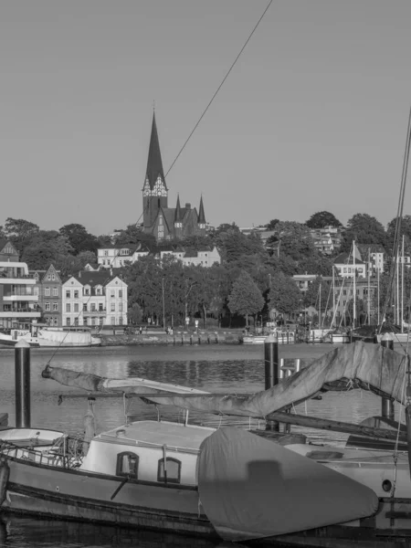 Πόλη Του Flensburg Στη Βαλτική Θάλασσα — Φωτογραφία Αρχείου