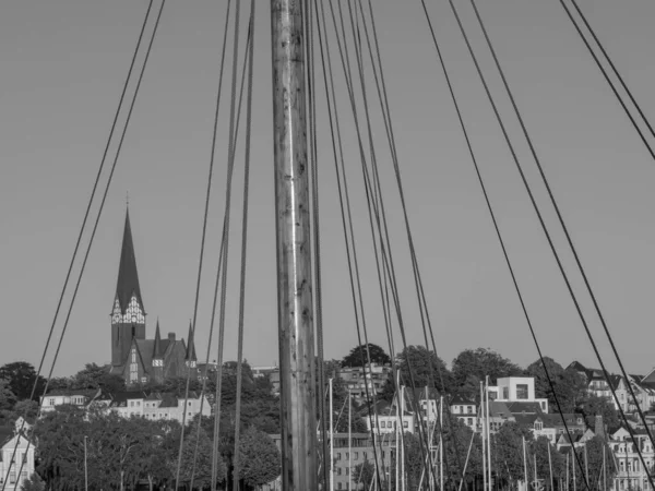 Ciudad Flensburg Mar Báltico — Foto de Stock