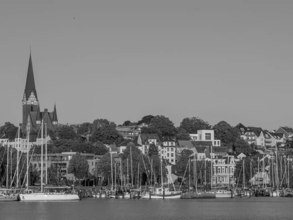 Baltık Denizi Ndeki Flensburg Şehri — Stok fotoğraf