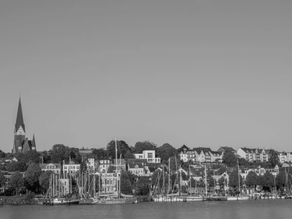 Staden Flensburg Vid Det Baltiska Havet — Stockfoto