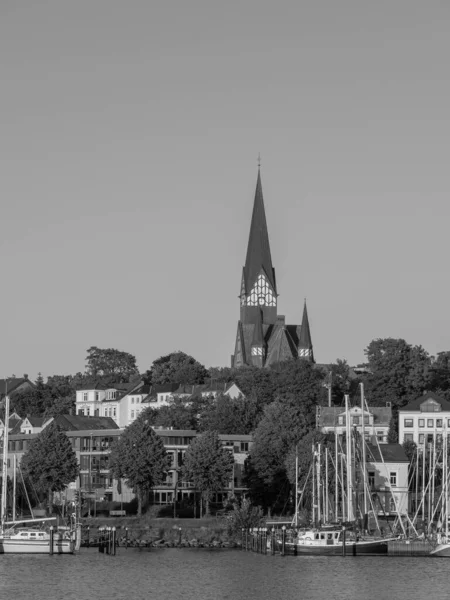 Ciudad Flensburg Mar Báltico — Foto de Stock