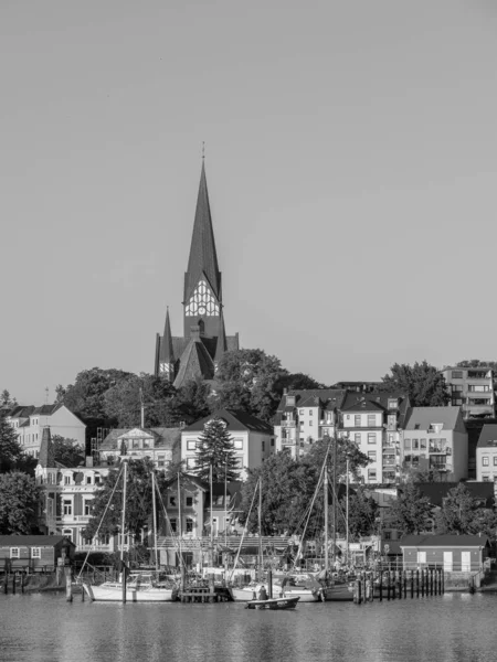 Staden Flensburg Vid Det Baltiska Havet — Stockfoto