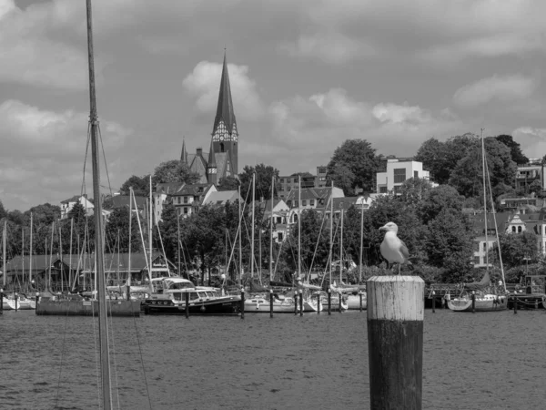 Baltık Denizi Ndeki Flensburg Şehri — Stok fotoğraf