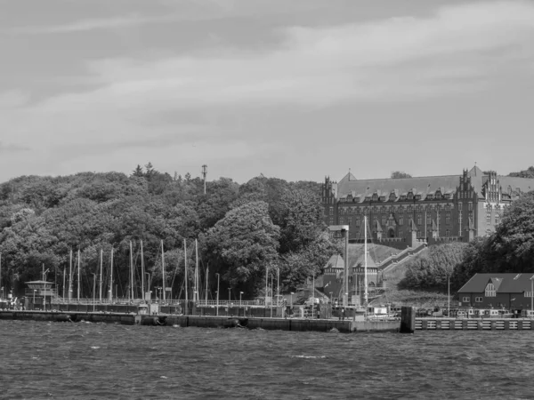 Фленсбурзьке Місто Біля Балтійського Моря Зародку — стокове фото