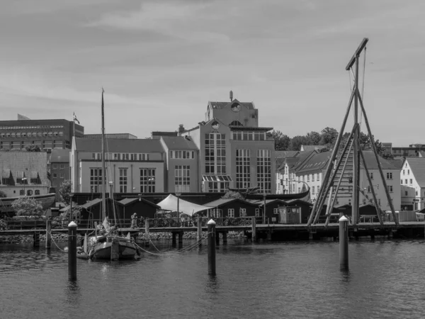 Flensburg Stad Vid Det Baltiska Havet Tyskland — Stockfoto