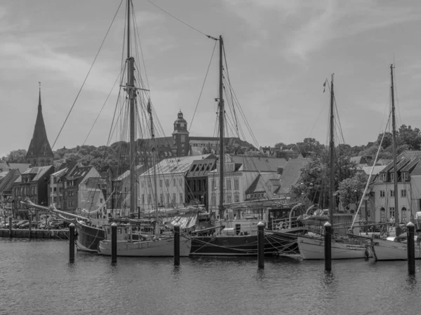 Flensburg Cidade Mar Báltico Alemanha — Fotografia de Stock