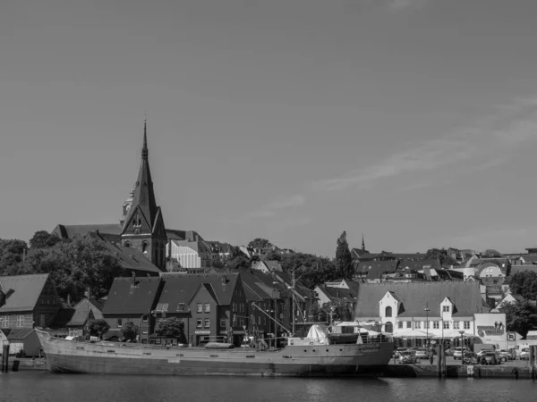 Flensburg Stad Aan Baltische Zee Duitsland — Stockfoto