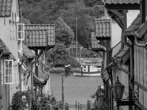 Flensburg Miasto Nad Morzem Bałtyckim Niemczech — Zdjęcie stockowe