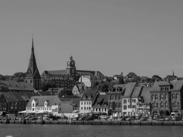 Flensburg Città Mare Baltico Germania — Foto Stock