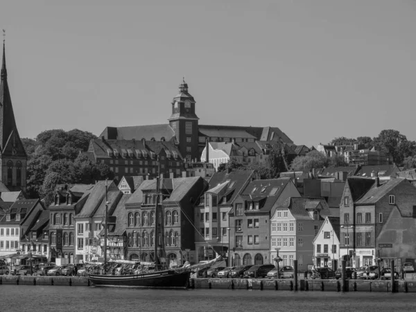 Flensburg Miasto Nad Morzem Bałtyckim Niemczech — Zdjęcie stockowe