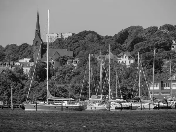 Flensburg Πόλη Στη Βαλτική Θάλασσα Στη Γερμανία — Φωτογραφία Αρχείου