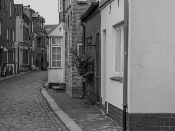 Staden Husum Vid Nordsjön Tyskland — Stockfoto