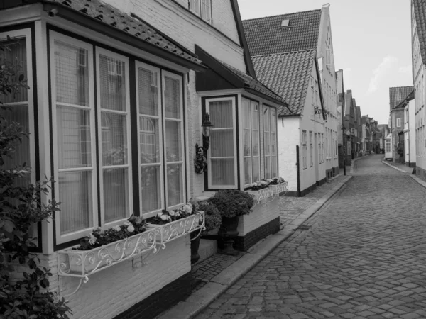 Stad Husum Aan Noordzee Duitsland — Stockfoto