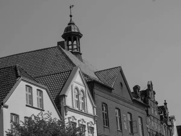 Staden Husum Vid Nordsjön Tyskland — Stockfoto