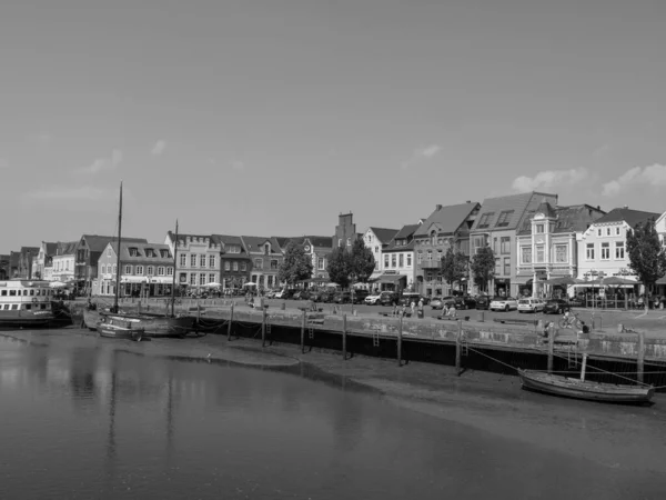 Staden Husum Vid Nordsjön Tyskland — Stockfoto