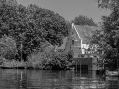 the old city of friedrichstadt in the german schleswig-holstein