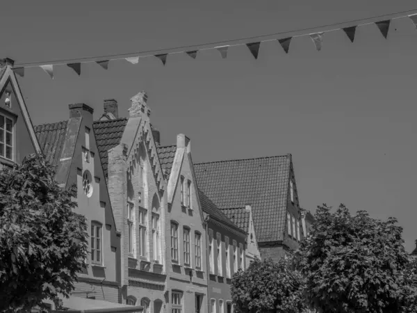 Den Gamla Staden Friedrichstadt Den Tyska Schleswig Holstein — Stockfoto