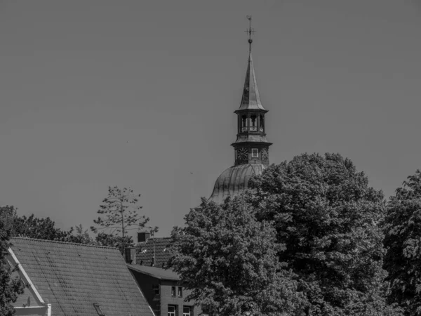 Стародавнє Місто Фрідріхштадт Німецькому Шлезвіг Гольштейні — стокове фото