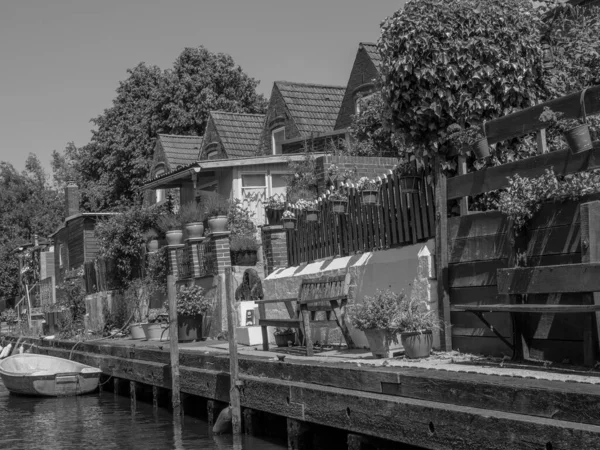 Vieja Ciudad Friedrichstadt Schleswig Holstein Alemán — Foto de Stock