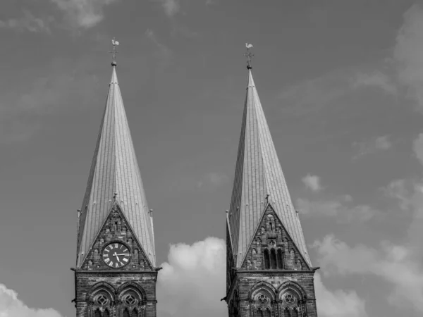 Ciudad Bremen Río Wester — Foto de Stock