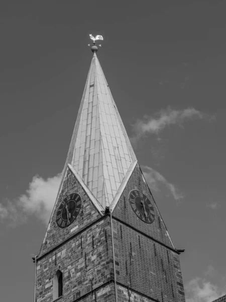 Weser Nehrindeki Bremen Şehri — Stok fotoğraf