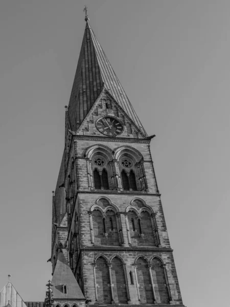 City Bremen Weser River — Stock Photo, Image