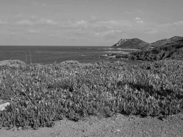 Île Corse Dans Mer Méditerranée — Photo