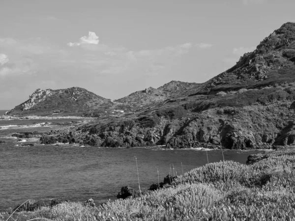 Akdeniz Deki Korsika Adası — Stok fotoğraf