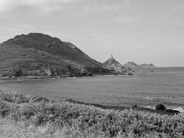 Isola Corsica Nel Mar Mediterraneo — Foto Stock