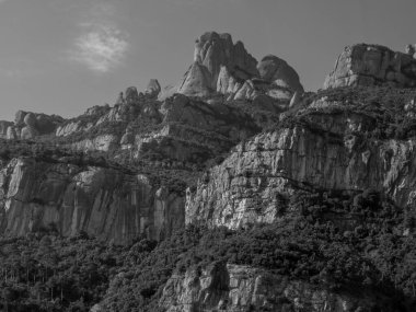 İspanya 'daki Montserrat Manastırı.