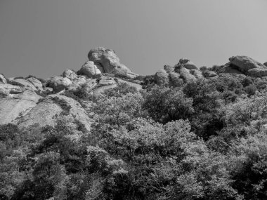 İspanya 'daki Montserrat Manastırı.