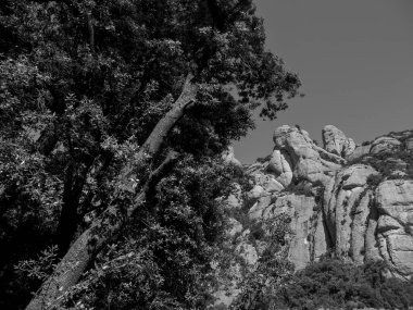 İspanya 'daki Montserrat Manastırı.