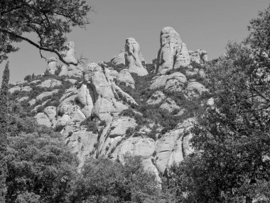 İspanya 'daki Montserrat Manastırı.