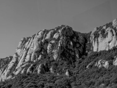 İspanya 'daki Montserrat Manastırı.