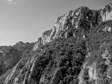 İspanya 'daki Montserrat Manastırı.