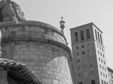 İspanya 'daki Montserrat Manastırı.