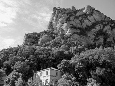 İspanya 'daki Montserrat Manastırı.