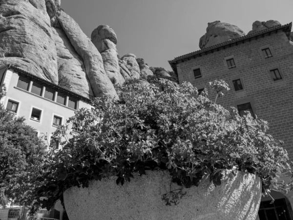 Klostret Montserrat Spanien — Stockfoto