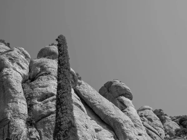 Klostret Montserrat Spanien — Stockfoto