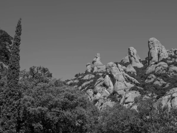 Klostret Montserrat Spanien — Stockfoto