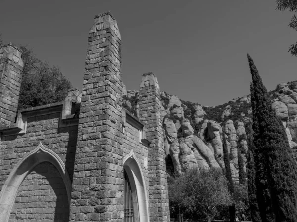 Mosteiro Montserrat Espanha — Fotografia de Stock