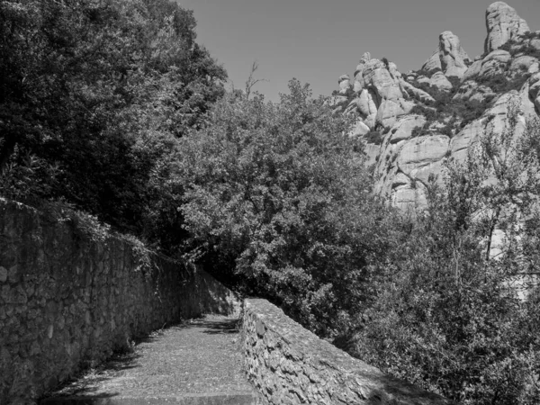 Mosteiro Montserrat Espanha — Fotografia de Stock