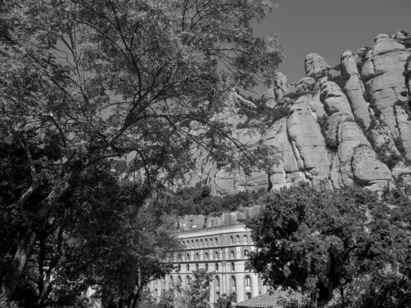 Klostret Montserrat Spanien — Stockfoto