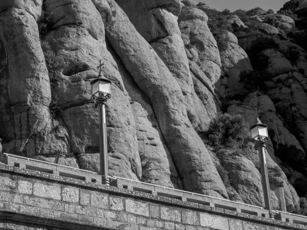 Klostret Montserrat Spanien — Stockfoto