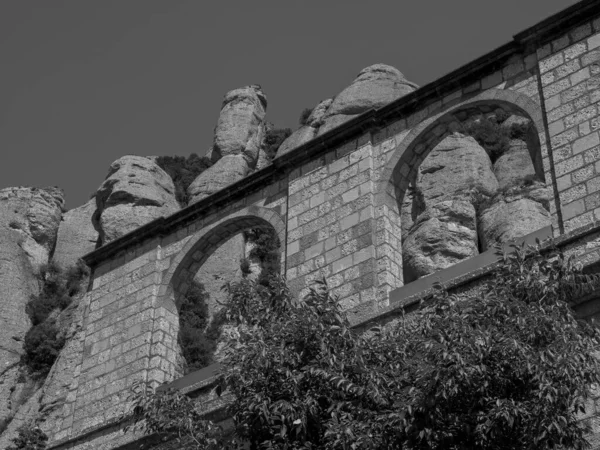 Монастир Монсеррат Іспанії — стокове фото