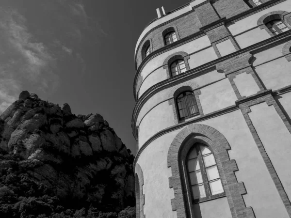 Montserrat Kolostor Spanyolországban — Stock Fotó