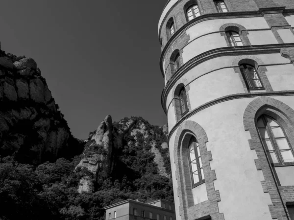 Монастир Монсеррат Іспанії — стокове фото