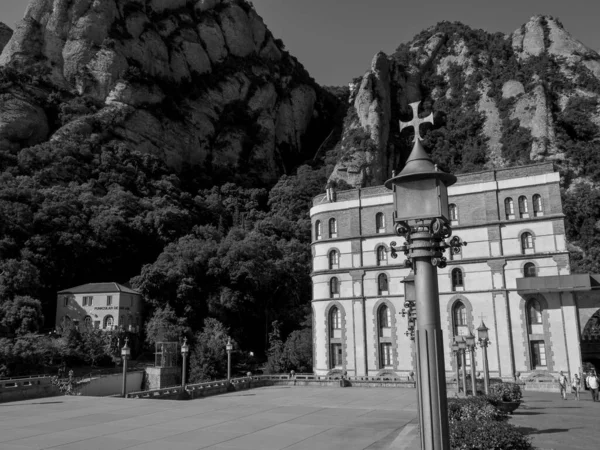Μοναστήρι Του Montserrat Στην Ισπανία — Φωτογραφία Αρχείου