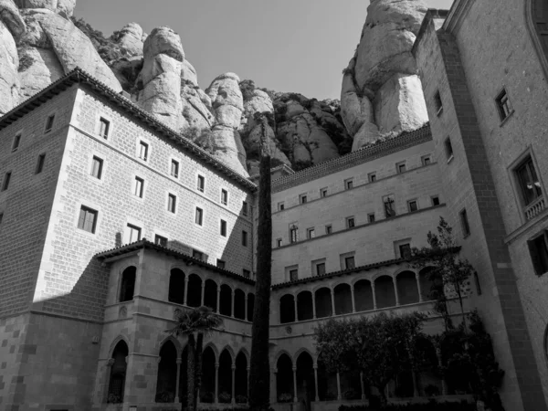 Das Kloster Von Montserrat Spanien — Stockfoto